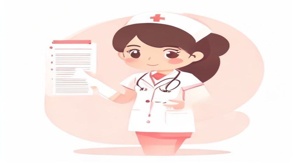 求人票とチェックリストを見比べながら慎重に検討する看護師のイメージ